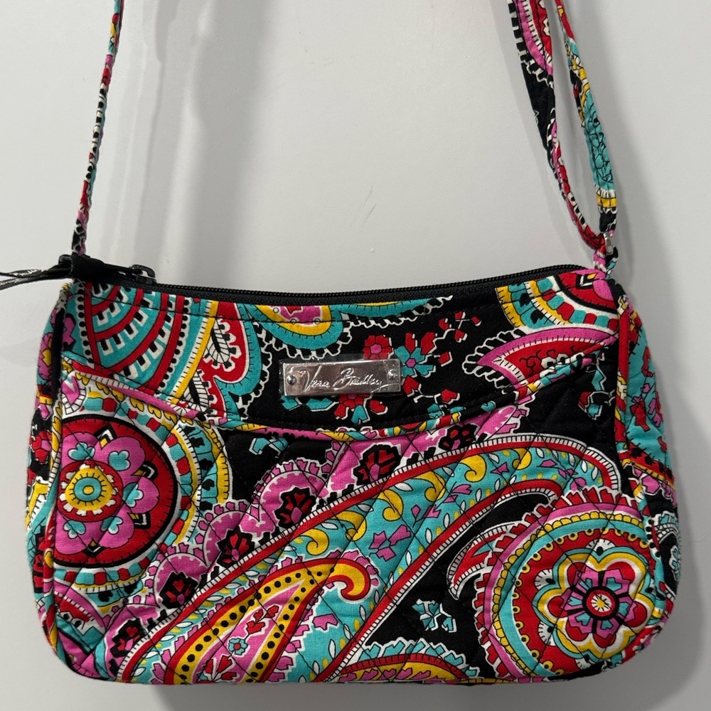Vera Bradley Parisian Paisley Shoulder or Crossbody Bag Like New